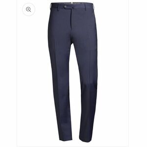 PT01 Travel Wool Performance Slim Fit Blue Trousers